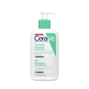 Cerave Foaming Cleanser for Normal to Oily Skin with Hyaluronic Acid