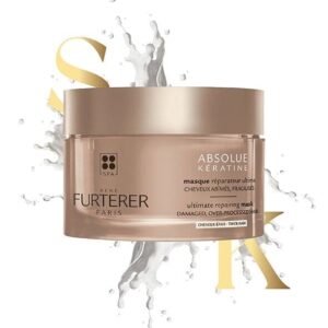 Rene Furterer Absolue Keratine Renewal Care Ultimate Repairing Mask – Damaged over-Processed Hair – 200ml