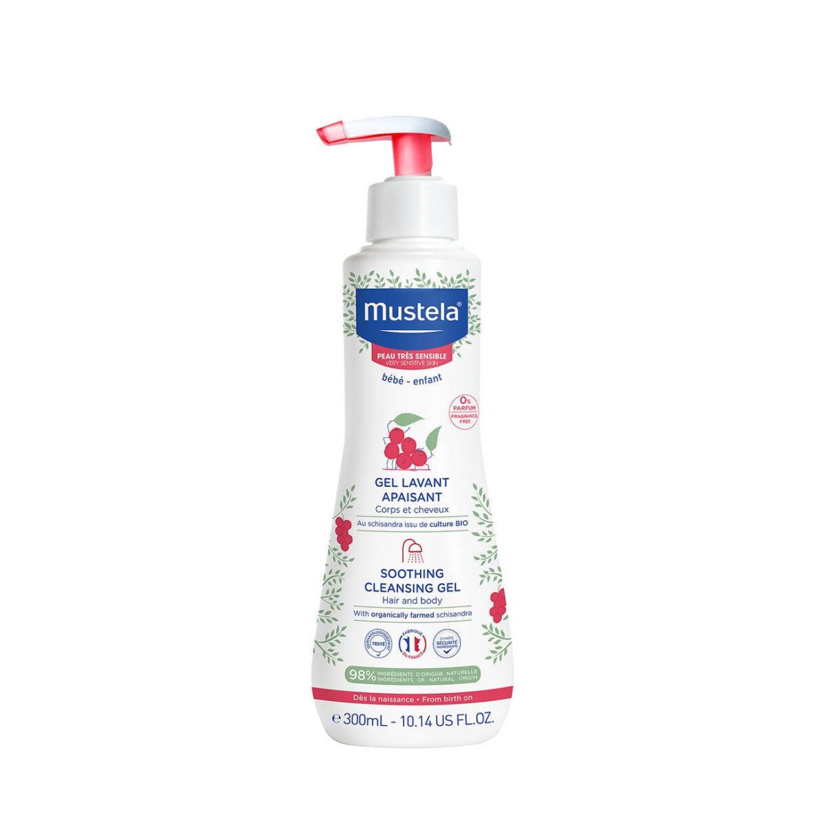 Mustela Soothing Cleansing Gel Hair & Body – 300ml